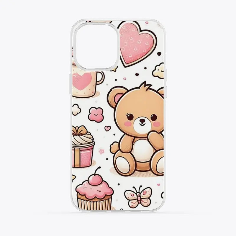 cute iPhone case teddy bear 