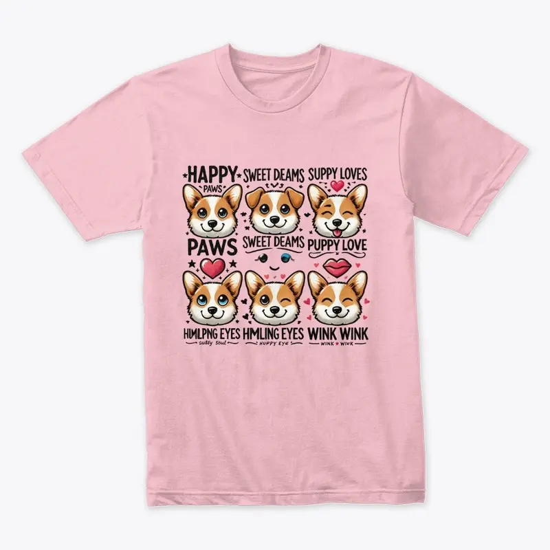 cute dog lover T-shirt design 